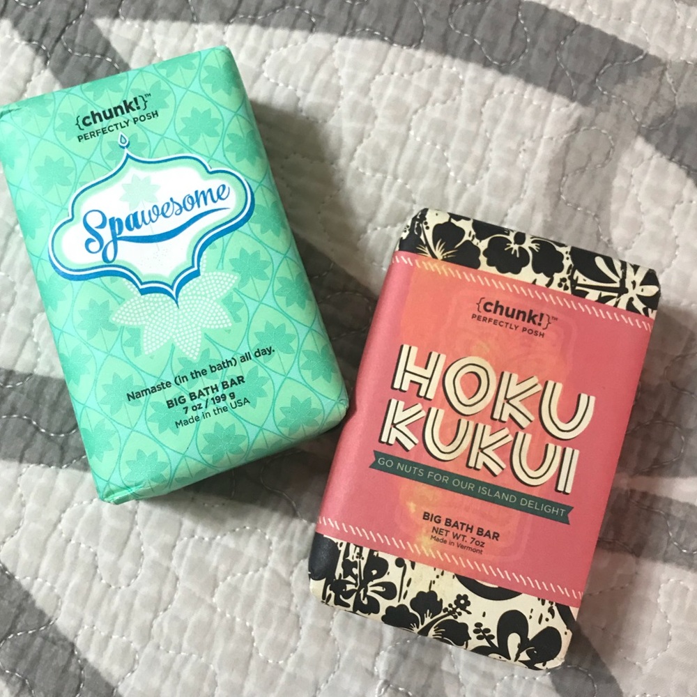 Two Perfectly Posh Chunk bars!